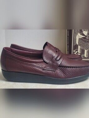 SAS Men's Alamo Slip-On Loafers in Deep Burgundy